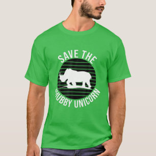 Camiseta Salven al divertido chinoceronte de Unicornio