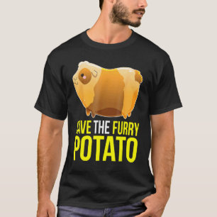 Camiseta Salven al Mascota de cerdo guineano de la batata f