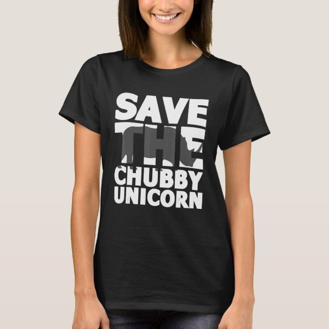 Camiseta Salven al rinoceronte de Chubby Unicornio África S (Anverso)