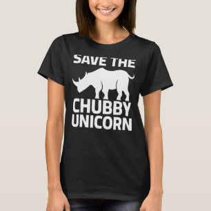 Camiseta Salven Al Rinoceronte De Chubby Unicornios