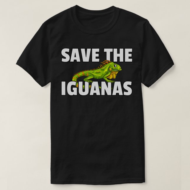 Camiseta Salven El Cazador De Lizard Del Reptile Iguanas (Diseño del anverso)
