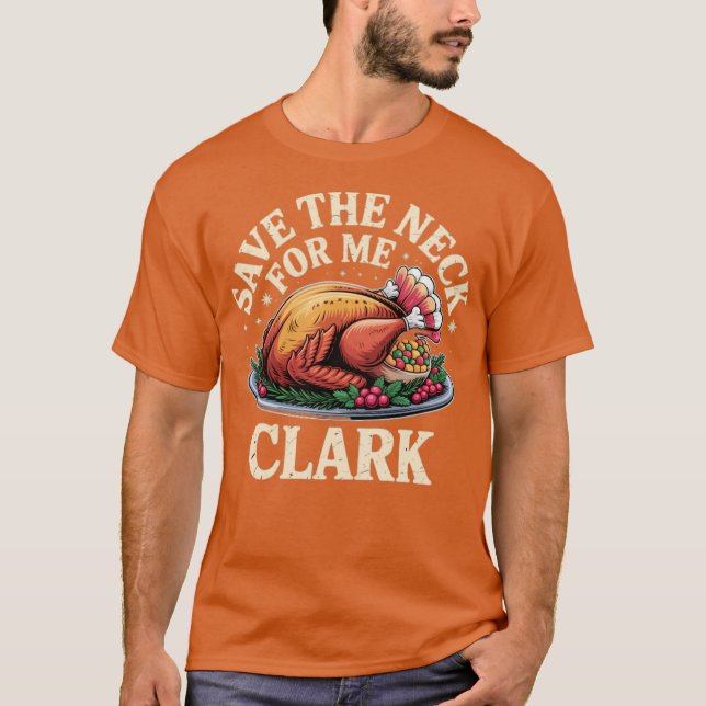 Camiseta Salven el cuello para mí Clark (Anverso)