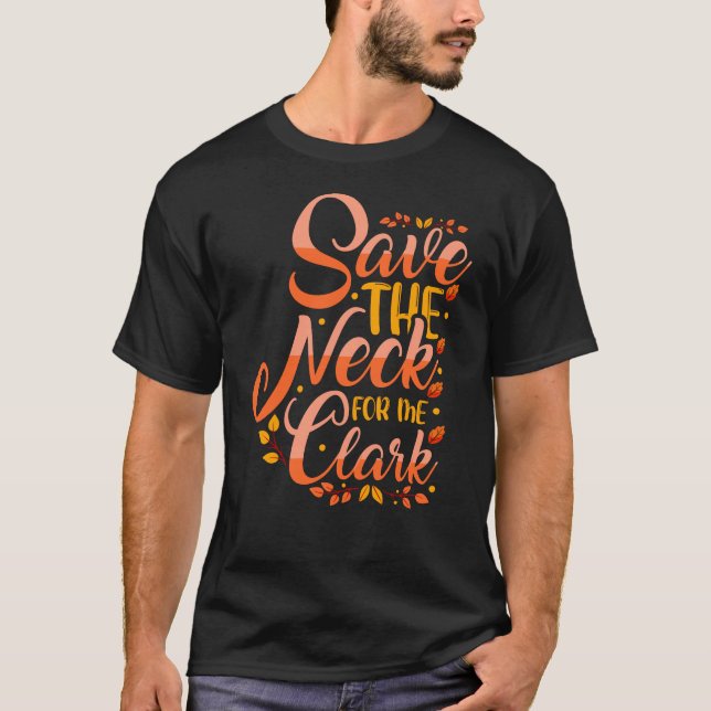 Camiseta Salven El Cuello Para Mí Clark (Anverso)