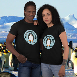 Camiseta Salven el Día Mundial del Pingüino
