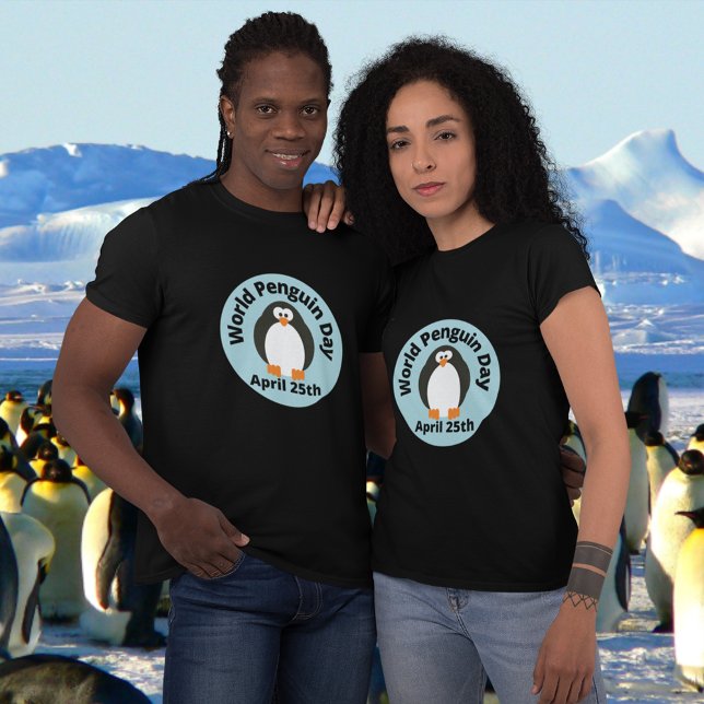 Camiseta Salven el Día Mundial del Pingüino (Subido por el creador)