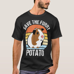 Camiseta Salven el divertido cerdo guineano de la batata