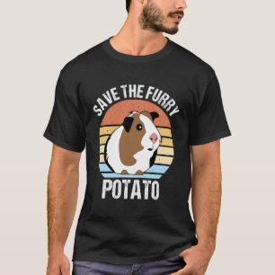 Camiseta Salven el divertido cerdo guineano de la batata