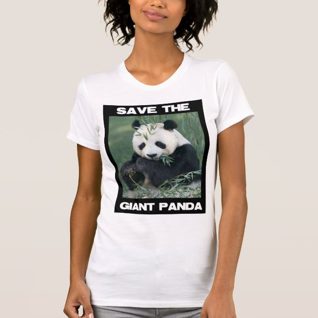 Camiseta Salven el gigante Panda (Anverso)