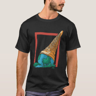 Camiseta Salven El Helado De Helado Ahorra El Helado Planet
