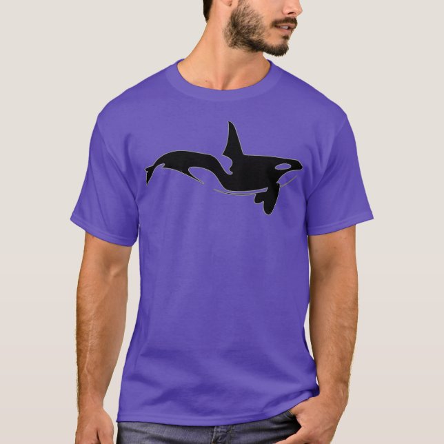 Camiseta Salven el mar de ballenas orcas (Anverso)