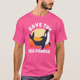 Camiseta Salven el mar Pandas Orca Dolphin Ocean Anima