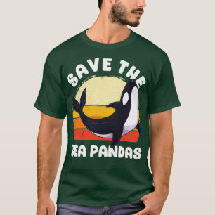 Camiseta Salven el mar Pandas Orca Dolphin Ocean Anima