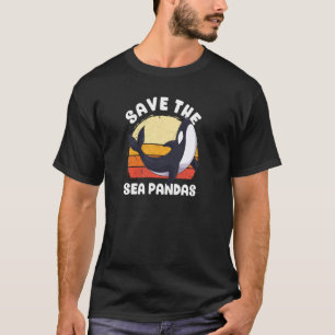 Camiseta Salven el mar Pandas Orca Dolphin Ocean Anima