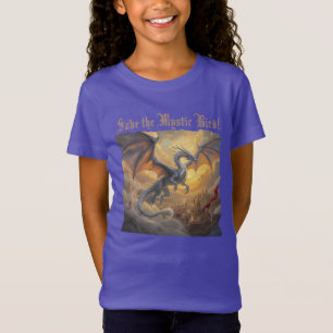 Camiseta "Salven el pájaro místico"