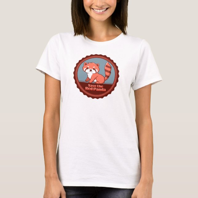 Camiseta Salven el Panda Rojo (Anverso)
