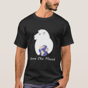 Camiseta Salven El Planeta Oso Polar Animales Naturaleza Cl