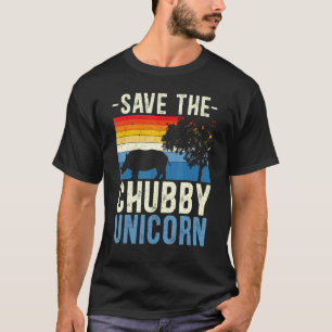 Camiseta Salven el rinoceronte rinoceronte de unicornio