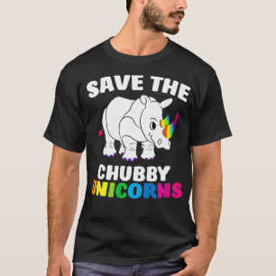 Camiseta Salven el rinoceronte unicornio de Chubby