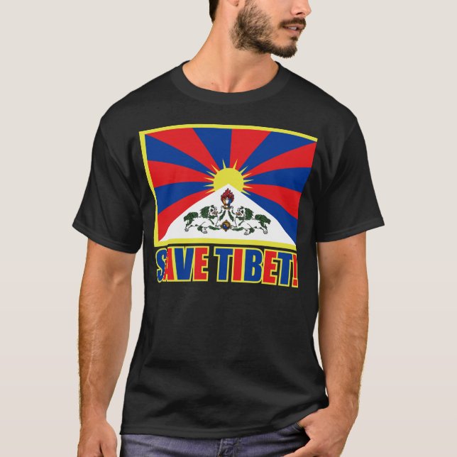 CAMISETA ¡SALVEN EL TÍBET! (Anverso)