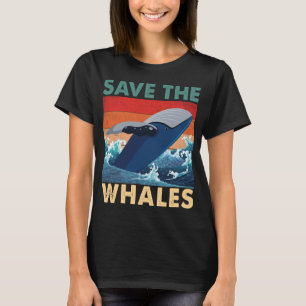 Camiseta Salven la ballena ballena observando la vida marin