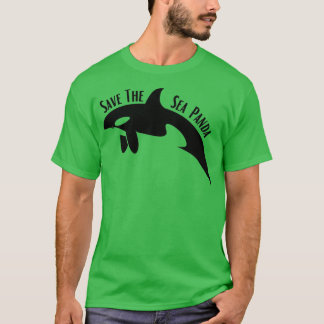 Camiseta Salven la ballena de mar Panda Orca