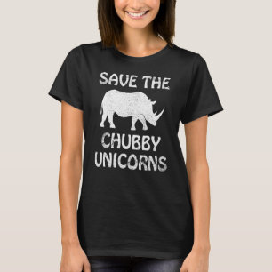 Camiseta Salven La Cónyuge Rinoceronte Retro De Chubby Unic