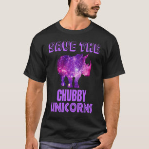 Camiseta Salven la cosecha de galaxia de rinocerontes gordo