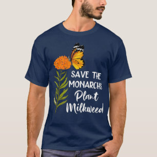 Camiseta Salven La Planta De Los Monarcas Mariposa De Milkw