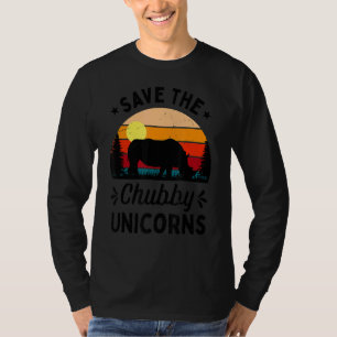 Camiseta Salven la plataforma de animales de rinocerontes d