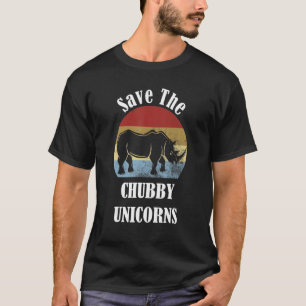 Camiseta Salven la plataforma de animales de rinocerontes d