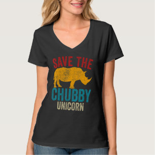 Camiseta Salven la plataforma de animales de rinocerontes d