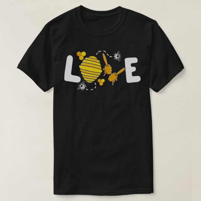 Camiseta Salven las abejas Bumblebee aman las abejas (Diseño del anverso)