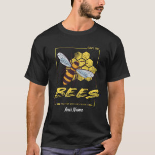 Camiseta Salven las abejas para apicultores y piratas