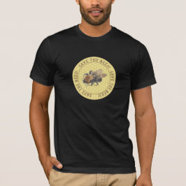 Camiseta Salven las abejas | Vintage Honeybee & Honeycomb