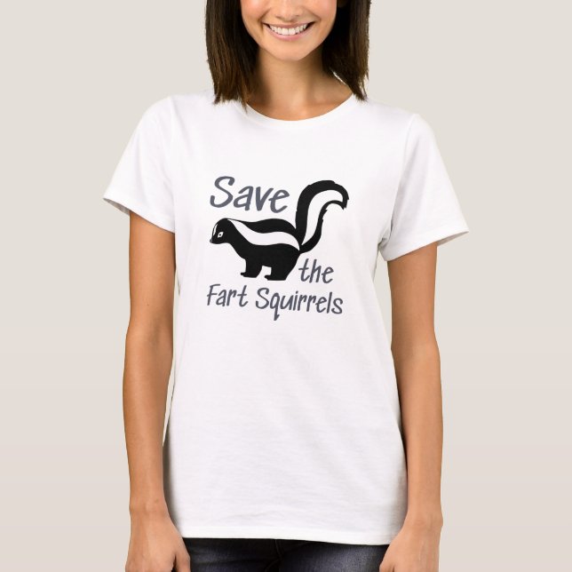 Camiseta Salven Las Ardillas De Fart (Anverso)