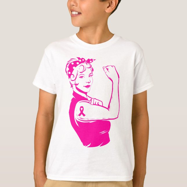 Camiseta Salven las tetas - cree la conciencia sobre el cán (Anverso)