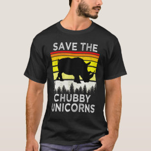 Camiseta Salven Los Colores Vintage De Chubby Unicornios Co