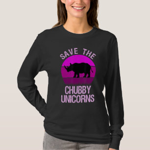 Camiseta Salven Los Colores Vintage De Chubby Unicornios Co