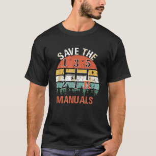 Camiseta Salven Los Manuales 3 Pedales Tee De Coche Para Ho