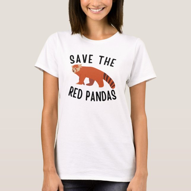 Camiseta Salven Los Pandas Rojos (Anverso)