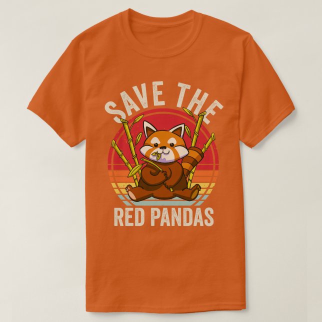Camiseta Salven Los Pandas Rojos (Diseño del anverso)