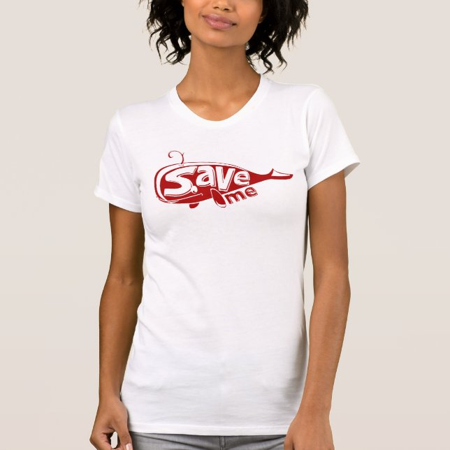 Camiseta Salven mi lindo ilustracion (Anverso)