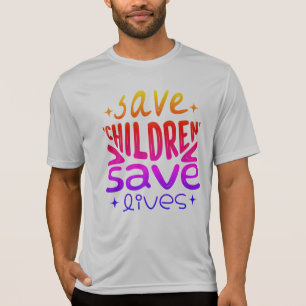 Camiseta Salven niños, salven vidas