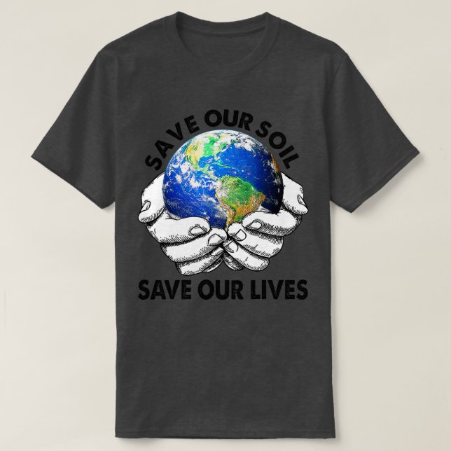 Camiseta Salven nuestro suelo salvando nuestras vidas anive (Diseño del anverso)