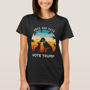 Camiseta Salven nuestro voto Mascota Trump 2024 Gracioso pe