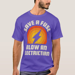 Camiseta Salven Un Golpe De Fuga Y Un Lineman Divertido De 