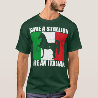 Camiseta Salven Un Paseo En Stallion Un Italiano