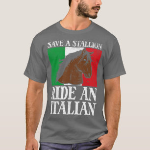 Camiseta Salven Un Paseo En Stallion Un Italiano
