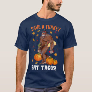 Camiseta Salven Una Calabaza Turca De Tacos Bigfoot Sasquat