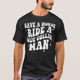 Camiseta Salven una equitación en familia de un hombre de c